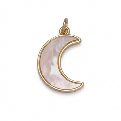 Mother of Pearl 24K Gold Filled Charms