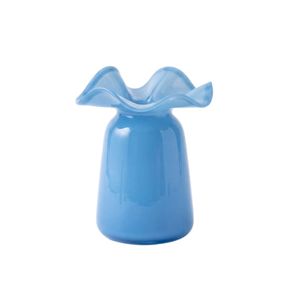 Glass Ruffle Vase Collection