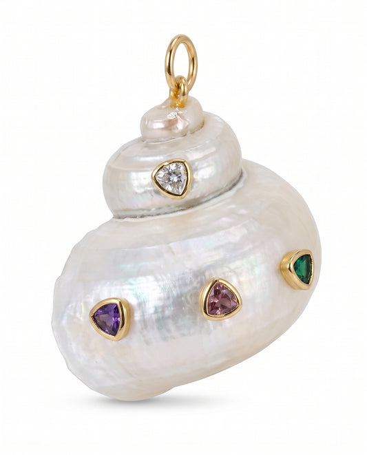 Shell Inlay Charms