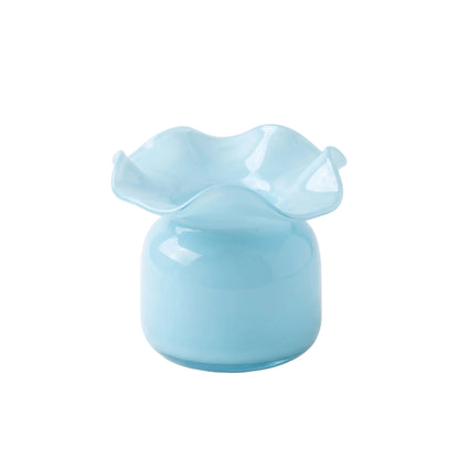 Glass Ruffle Vase Collection