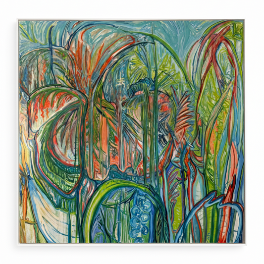 Ghost Orchid Oil Painting by Wendy Lynch