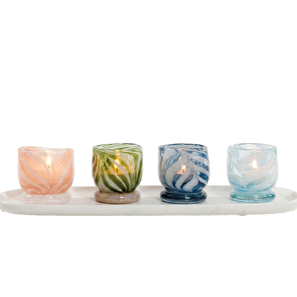 Glass Tea Light Candle Holder/Cup