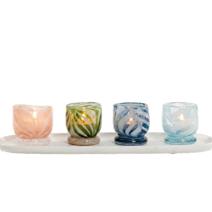 Glass Tea Light Candle Holder/Cup