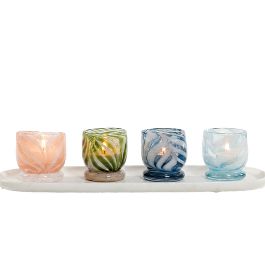 Glass Tea Light Candle Holder/Cup