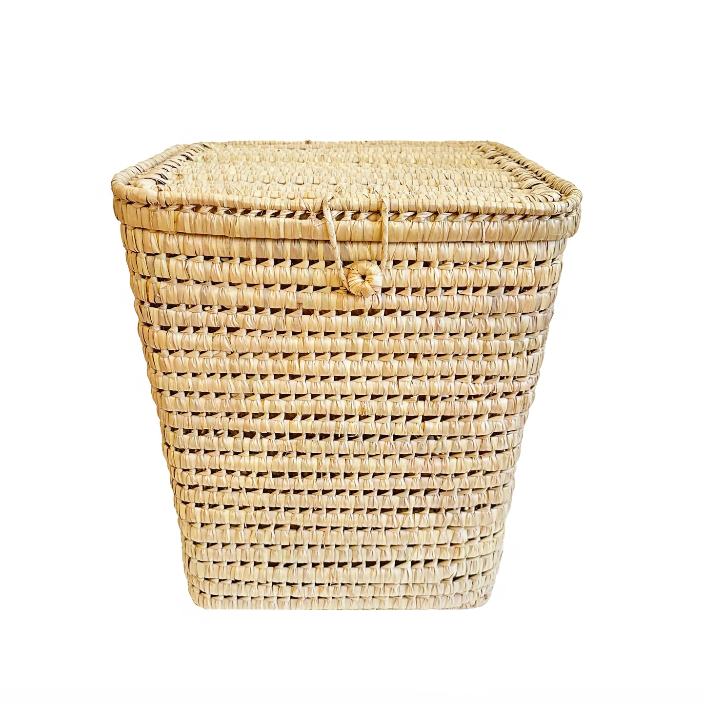 Palm Hamper Basket- Square