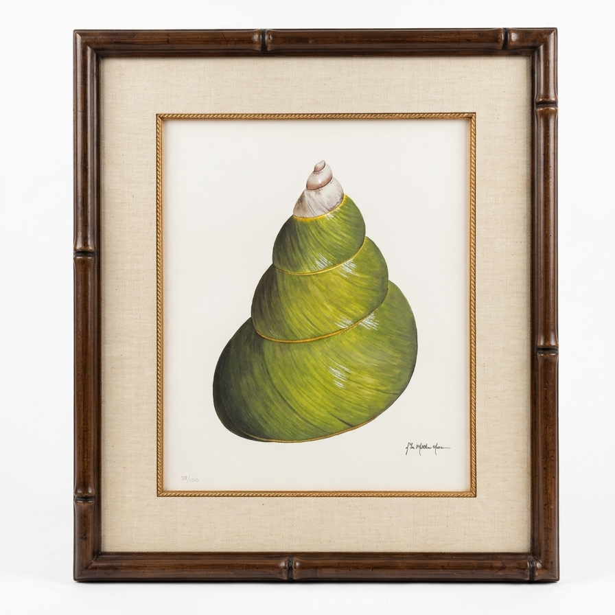 Green Shell Print