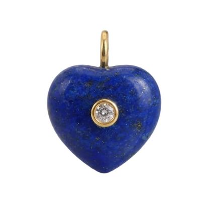 Gemstone Heart Charms