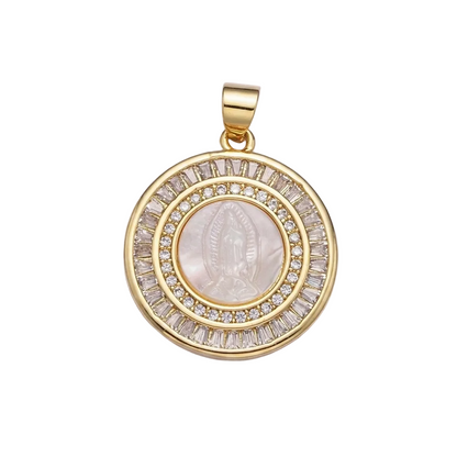 Mother of Pearl 24K Gold Filled Charms