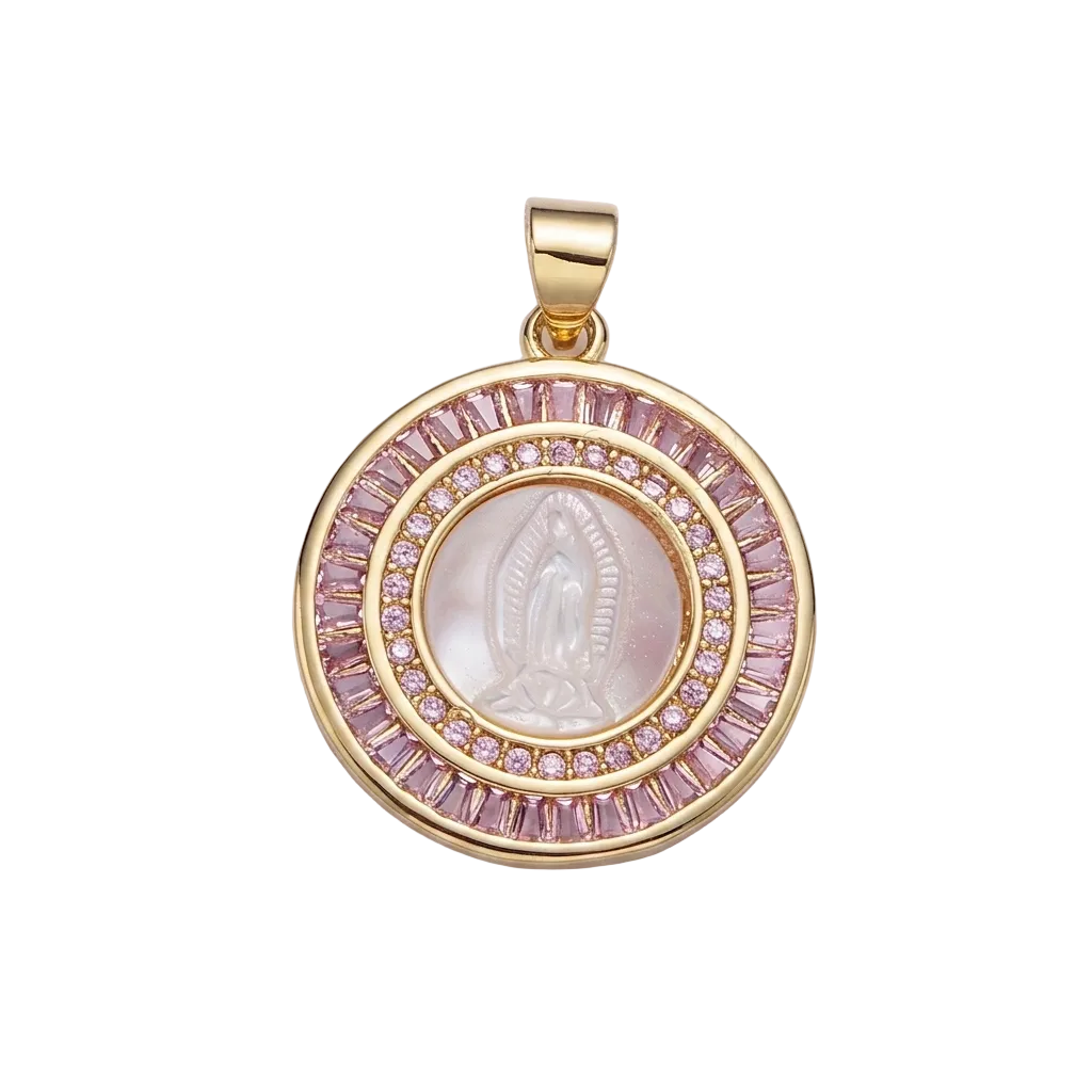Mother of Pearl 24K Gold Filled Charms