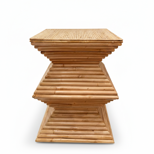 Split Reed Side Table