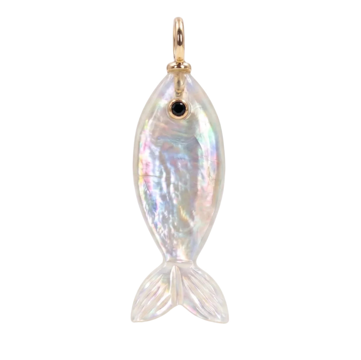 Mini Gemstone Fish Charms