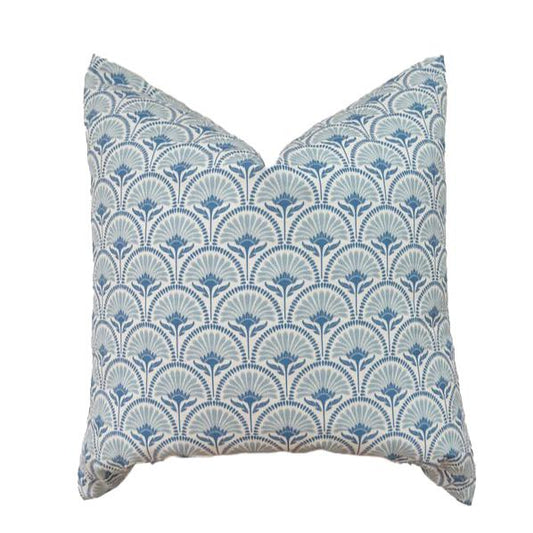 Blue Lotus Blossom Pillow