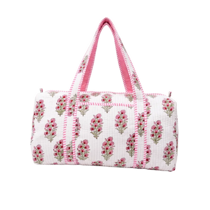 Block Print Weekender Bags