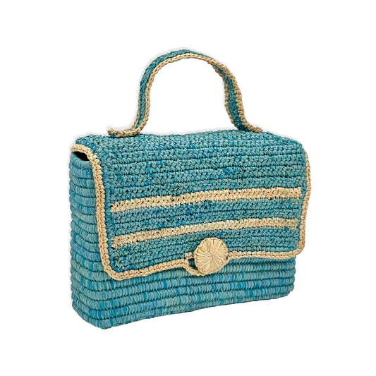 Raffia Clutch