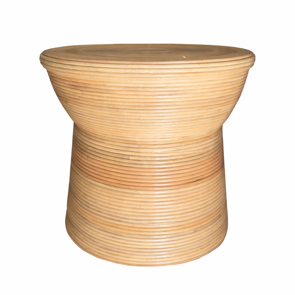 Split Reed Drum Table
