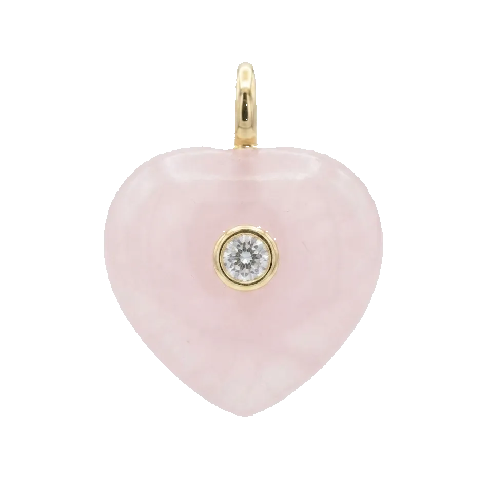 Gemstone Heart Charms