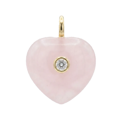 Gemstone Heart Charms