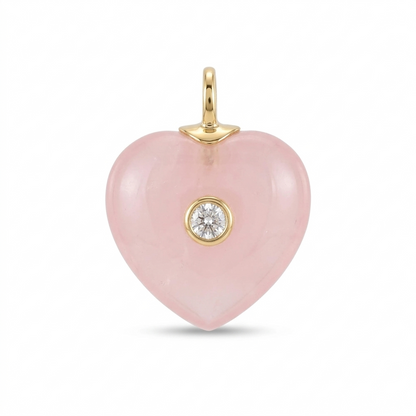 Gemstone Heart Charms