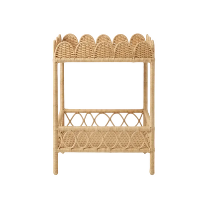 Scalloped Side Table