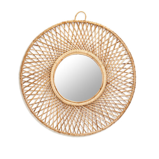 Rattan Mirror