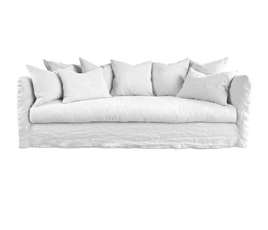 French Linen Sofa III