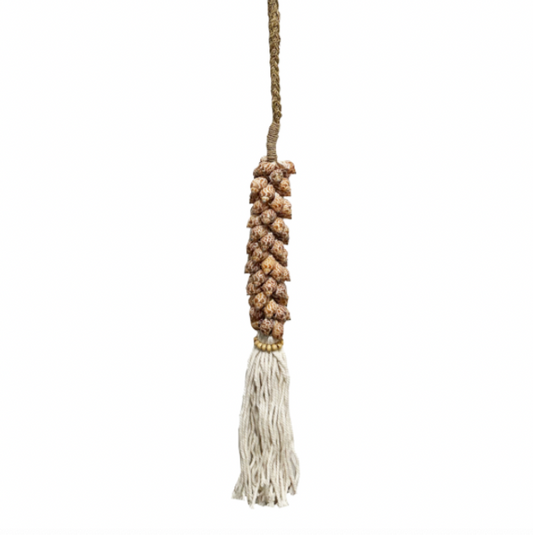 Turbo Shell Tassel Tie Back