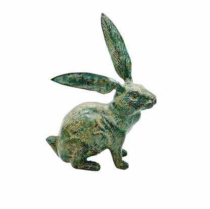 Bronze Rabbit Sculpture