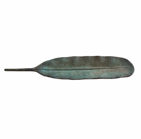 Bronze Banana Leaf Tray