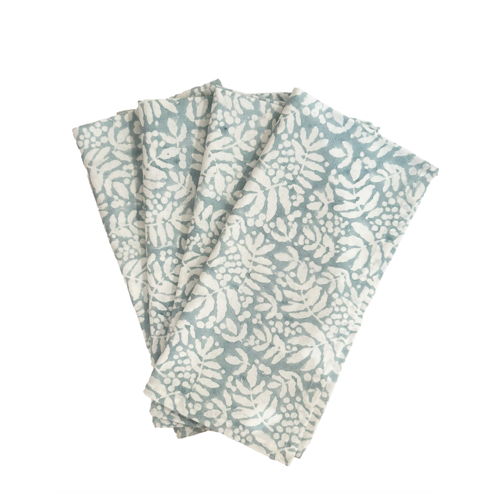Napkins- Blue Garden S/4
