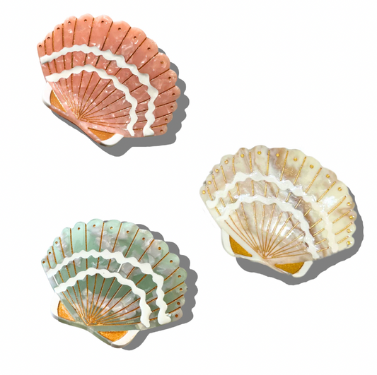 Seashell Claw Hair Clip