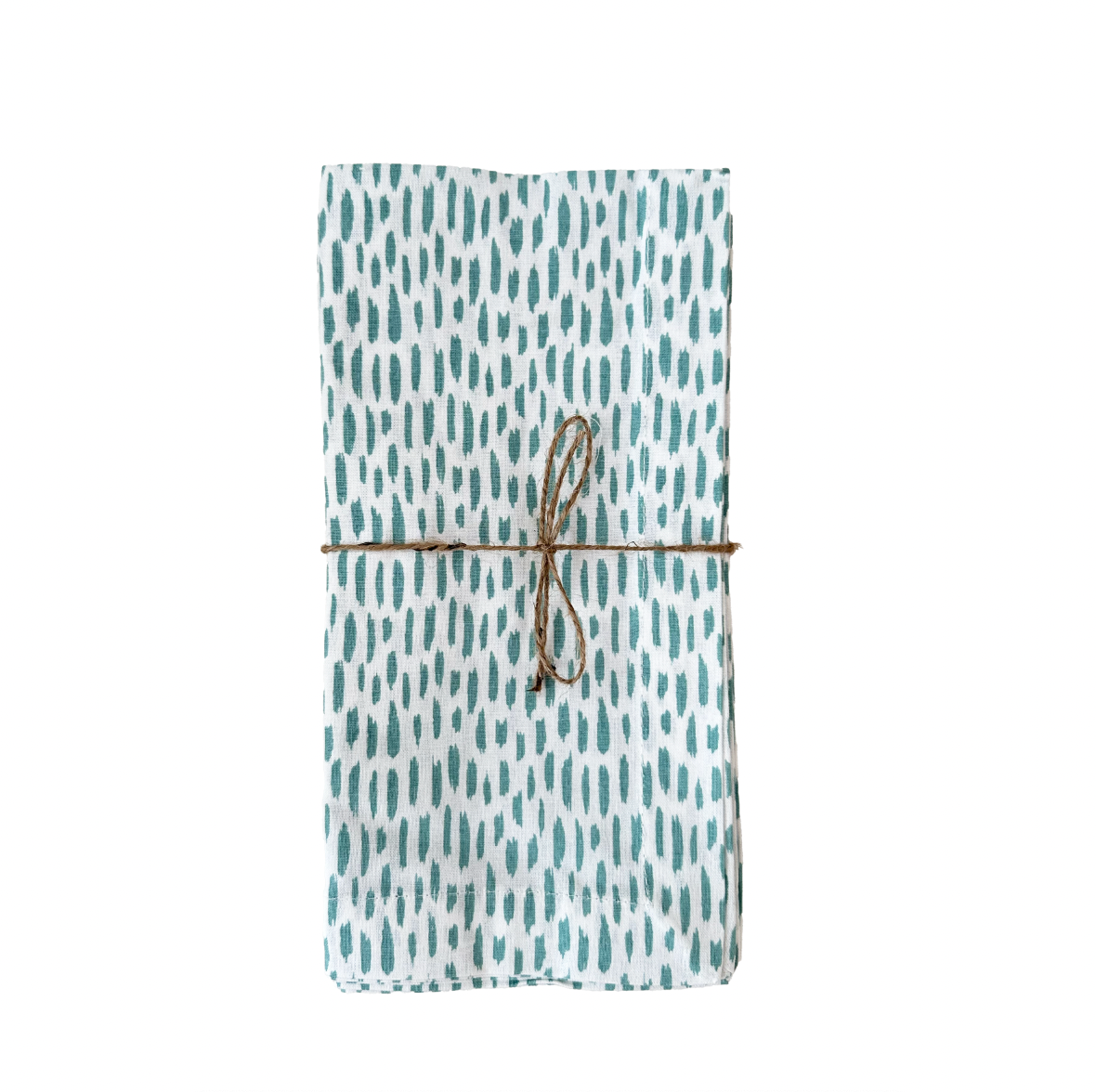 Block Print Napkin- Ocean S/4