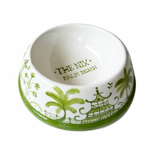 Custom Pagoda Dog Bowl