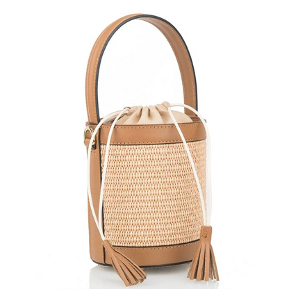Raffia Leather Bag Collection