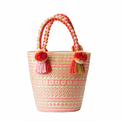 Wayuu Palm Bag Pink