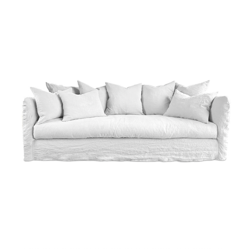 French Linen Sofa III