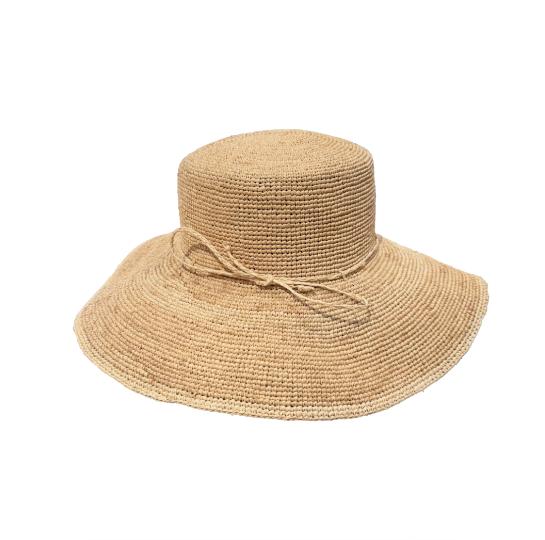 Crochet Raffia Bucket Hat Collection