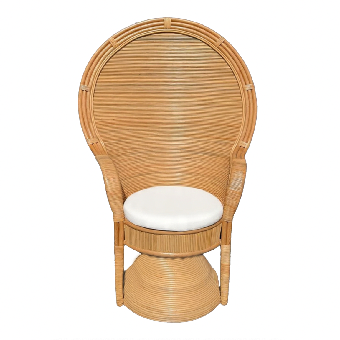 Split Reed Peacock Chair II