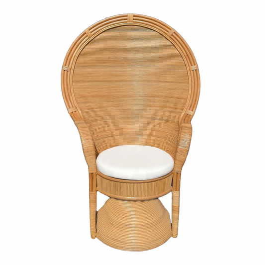 Split Reed Peacock Chair II