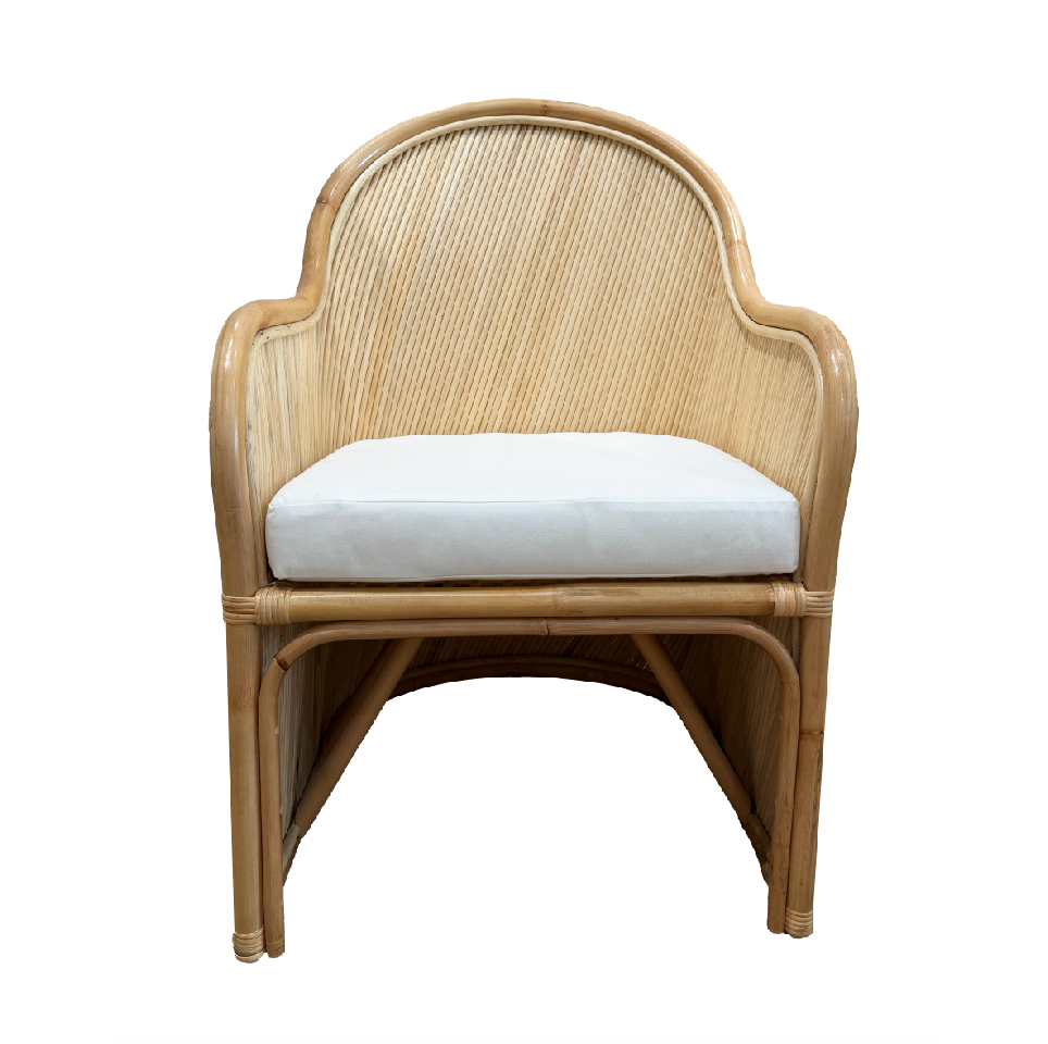 Split Reed Barrel Chair