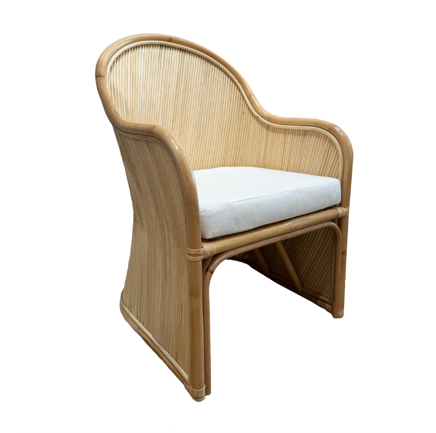 Split Reed Barrel Chair