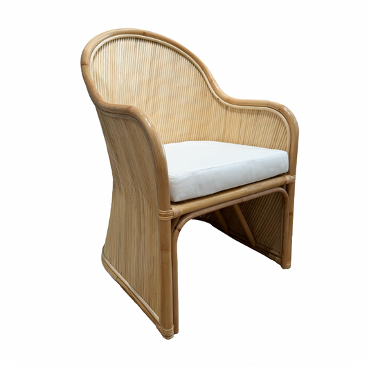 Split Reed Barrel Chair