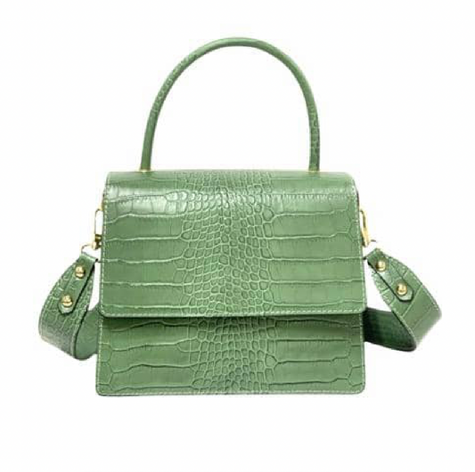 Embossed Leather Handbag Collection