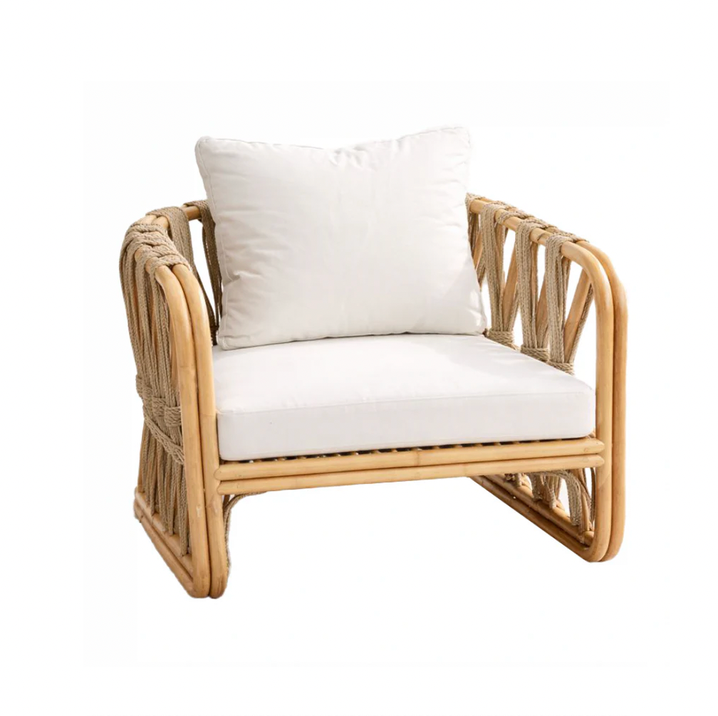 Rattan & Rope Chair
