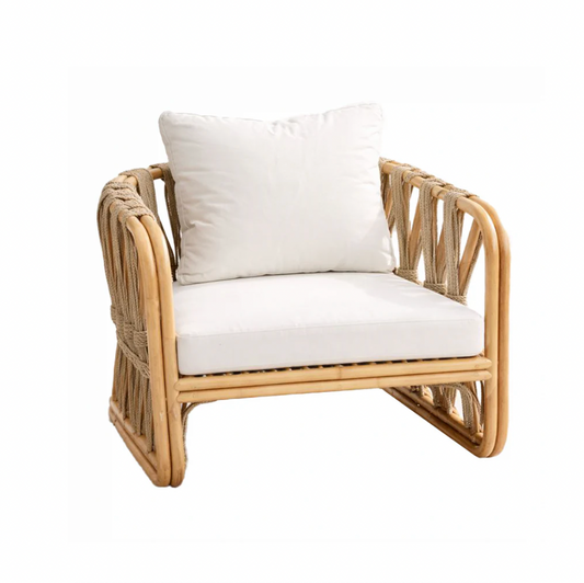 Rattan & Rope Chair