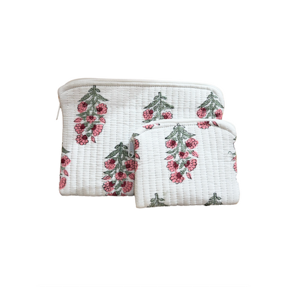 Block Print Pouch Set