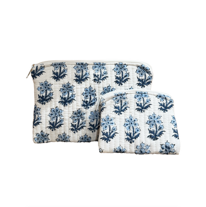 Block Print Pouch Set