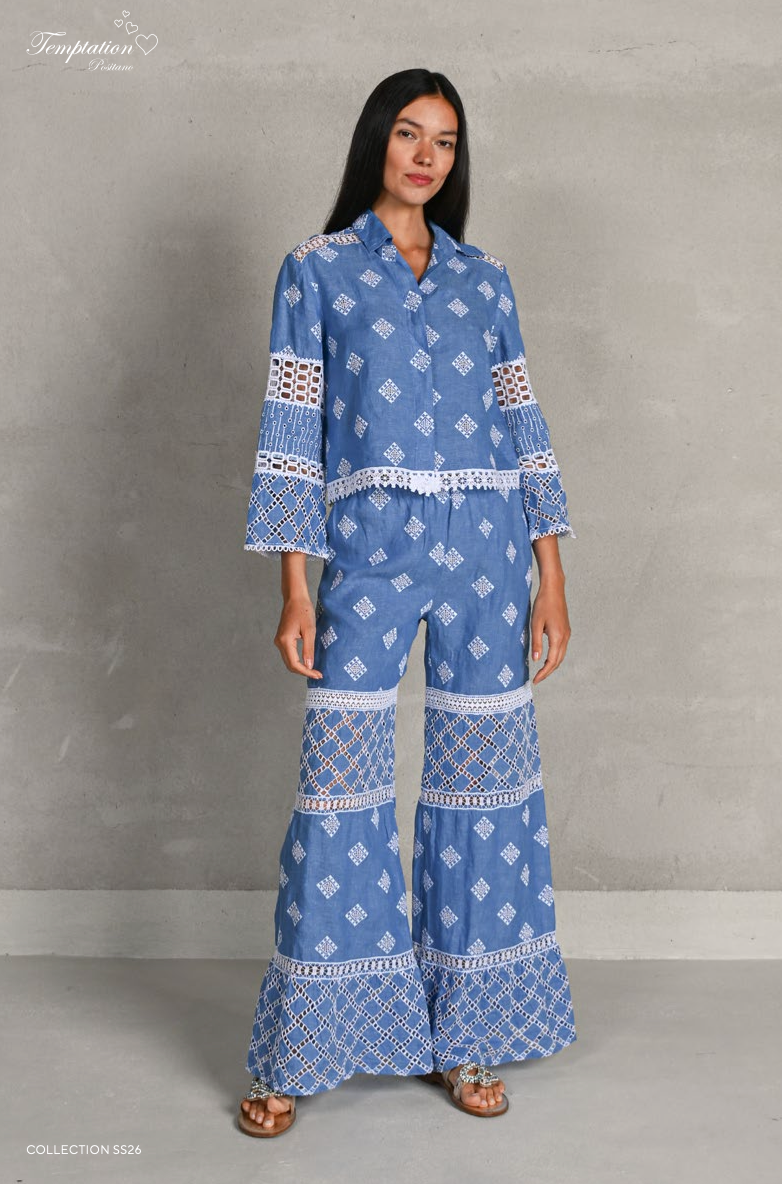 Aneto Jean  Blouse by Temptation Positano