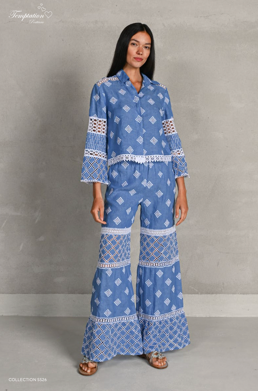 Aneto Jean  Blouse by Temptation Positano