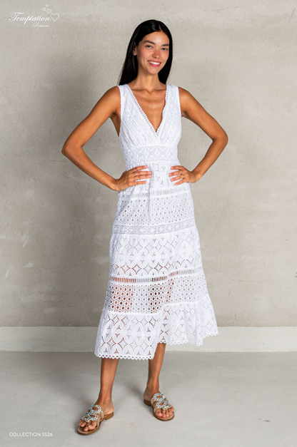 Alpinia Midi Dress by Temptation Positano