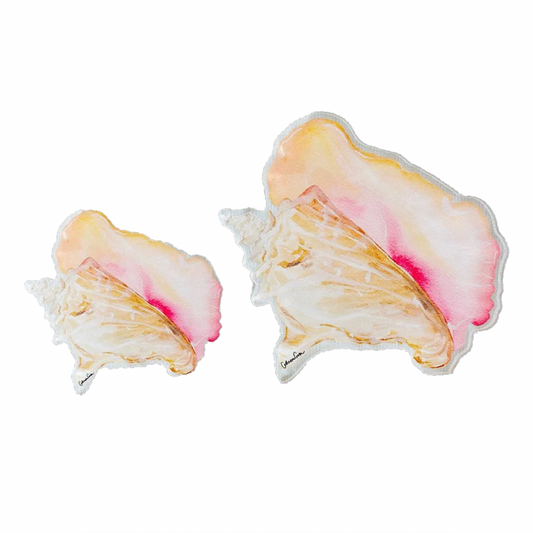 Acrylic Shell Decor by Catherine Cartie